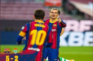 Drama Tujuh Gol di Camp Nou Akhiri Dahaga Kemenangan Barcelona