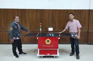 Lolos KRI 2020, Mahasiswa Untag Surabaya Ciptakan Robot Pasien COVID-19