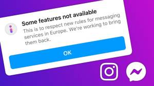 Sejumlah Fungsi Messenger dan Instagram di Eropa Dibatasi Facebook