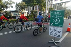 Pembatasan Kegiatan Jawa-Bali, Airlangga: Bersepeda Tidak Dilarang