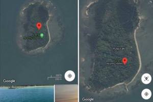 Viral Tanda S.O.S di Pulau Laki, Basarnas Belum Terima Informasi