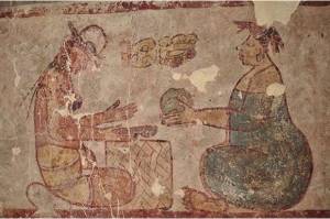 Arkeolog Temukan Lukisan Bangsa Maya yang Mendokumentasikan Pedagang Garam