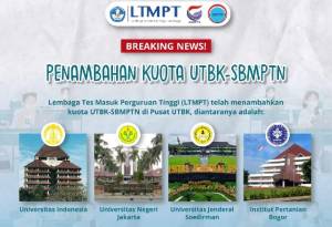 Tingginya Jumah Pendaftar, LTMPT Tambah Kuota UTBK SBMPTN 2021