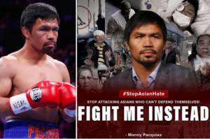 Manny Pacquiao Murka: Stop Serang Orang Asia, Lawan Aku Gantinya!