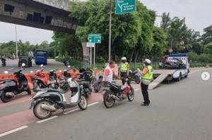 Pakai Knalpot Bising, Polisi Amankan Sejumlah Kendaraan di Jalan Merdeka Timur