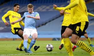 Babak I: Kevin De Bruyne Bawa Man City Unggul atas Dortmund