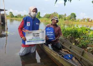 Olymp Trade Kirim Bantuan untuk Korban Banjir di Indonesia