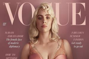 Billie Eilish Tampil Seksi di Sampul British Vogue, Pakai Korset dan Rok Lateks