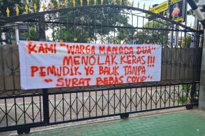Warga Sawah Besar Tolak Pemudik yang Kembali ke Jakarta Tanpa Hasil Swab dan Isolasi Mandiri