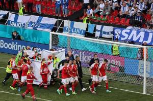 Piala Eropa 2020: Laga Denmark vs Finlandia Dilanjutkan