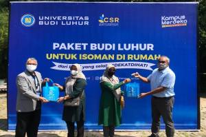 Bantu Tangani Pandemi, Universitas Budi Luhur Bagikan Paket Isoman Gratis Selama Masa PPKM
