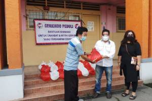 Gelar Baksos di Tanjung Priok, Gerkindo Salurkan 100 Ton Paket Sembako Selama Pandemi