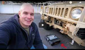Gokil, YouTuber JerryRigEverything Ubah Mesin Humvee Jadi Full Listrik