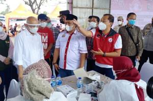 Papmiso-TMP Gelar Vaksinasi Covid-19 untuk 1.200 Pelaku UMKM di Bekasi