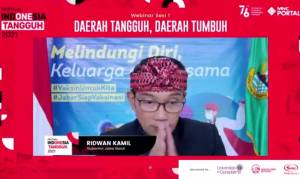 Festival Indonesia Tangguh, Ridwan Kamil Tunggu Jokowi Deklarasi Kemerdekaan RI dari COVID-19