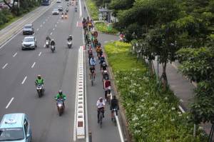 Polda Metro Jaya Segera Buka Jalur Sepeda Sudirman-Thamrin