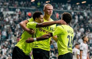 Hasil Liga Champions, Besiktas vs Dortmund: Die Borussen Menang, Haaland Dapat Ciuman