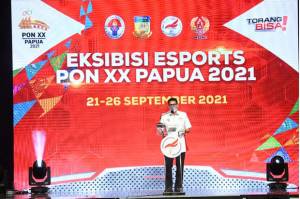 Ke Papua, Sandiaga Uno Buka Eksibisi Esports PON XX