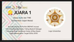 Tim Mahasiswa Teknik UGM Raih Juara 1 Itera National Paper Competition 2021