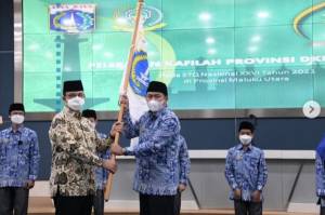 Lepas Keberangkatan Kafilah Jakarta, Anies Optimistis DKI Juara Umum STQ Nasional