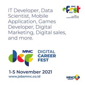 Job Seekers, Cek Bursa Ratusan Lowongan Kerja MNC Group Digital Career Fest 1-5 November di Sini!