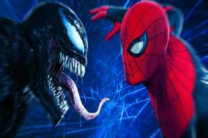 Lagi, Tom Hardy Unggah Gambar Pertarungan Spider-Man dan Venom