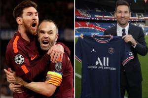 Bagi Iniesta, Sangat Menyakitkan Lihat Messi Kenakan Jersey PSG