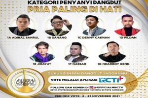 Inilah Nominasi “Penyanyi Dangdut Pria Paling di Hati” di Anugerah Dangdut Indonesia 2021