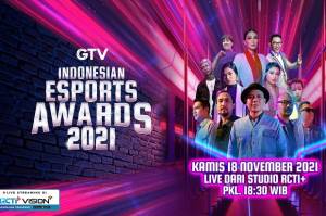 Panggung Indonesian Esports Awards GTV Dibikin Pecah oleh Padi Reborn dan Isyana Sarasvati
