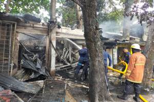 Service Motor Keluarkan Percikan Api, 3 Kios di Bogor Terbakar