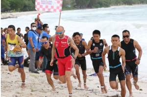 Belitung Sprint Triatlon 2021 Tanpa Renang, 105 Peserta Tetap Antusias