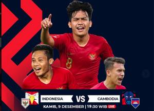 Ini Link Live Streaming Indonesia vs Kamboja di Piala AFF 2020