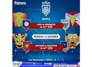 Ini Link Live Streaming Laos vs Timnas Indonesia di Piala AFF 2020