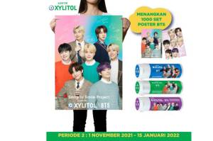 Poster BTS dengan Ukuran Super BESAR, Hadiah Kolaborasi dengan Lotte Xylitol Indonesia