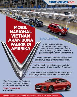Mobil Nasional Vietnam akan Buka Pabrik di Amerika Serikat