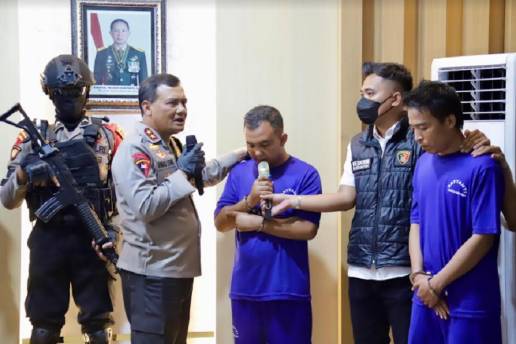 Kasus Penembakan Juru Parkir Hotel di Banyumas, 2 Tersangka Pemasok Senpi Rakitan Ditangkap