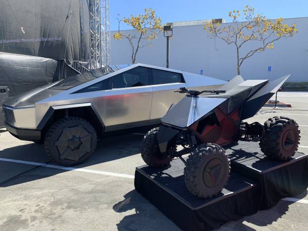 Goda Anak Para Crazy Rich, Tesla Luncurkan ATV Cyberquad