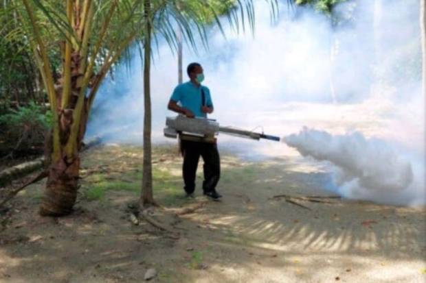 [Berita] Cegah DBD, Puskesmas Untung Jawa Lakukan Fogging di Pulau Bidadari