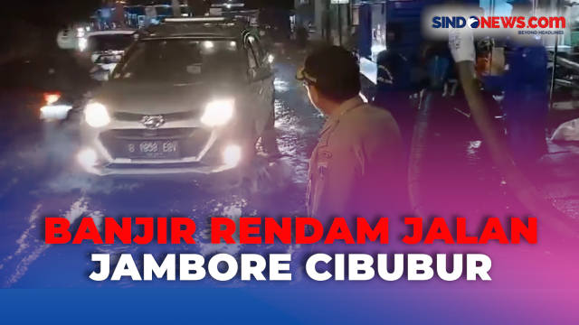 VIDEO: Jalan Jambore Cibubur Terendam Banjir, Pompa Penyedot Air
Dikerahkan