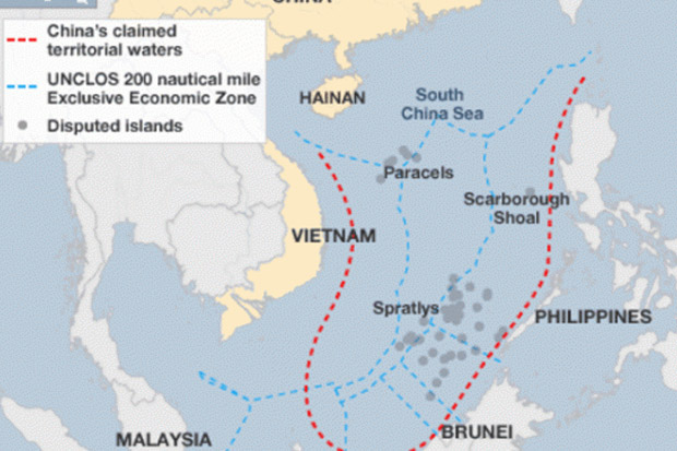 Kapal China Buntuti Kapal Malaysia di Laut China Selatan