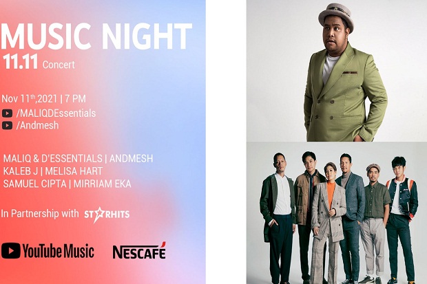 YouTube Music Night: 11.11 Gandeng Ghea Indrawari & Reza Chandika Sebagai Host