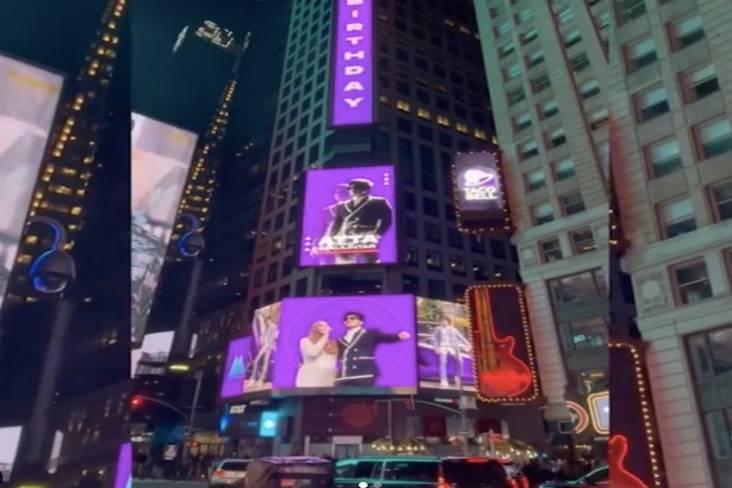 Ucapan Selamat Ultah Terpampang Jelas di Times Square New York, Atta Halilintar: Gokil Banget Temanku