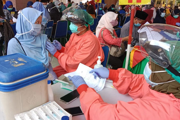 Hadapi Libur Nataru, Polres Tangerang Kota Gelar Vaksinasi Serentak