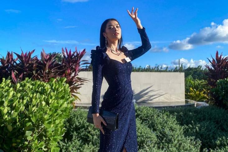 Miss Indonesia 2020 Carla Yules Jalani Pemotretan Dance of The World
