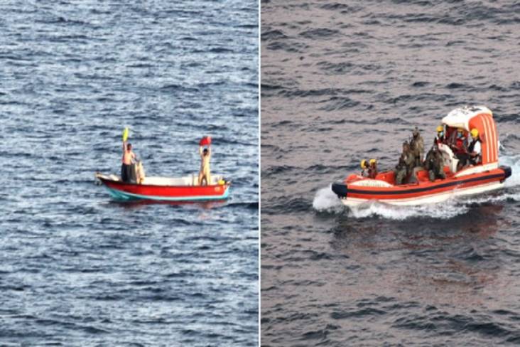 Kapal Angkatan Laut AS Selamatkan Dua Pelaut Iran di Teluk Oman