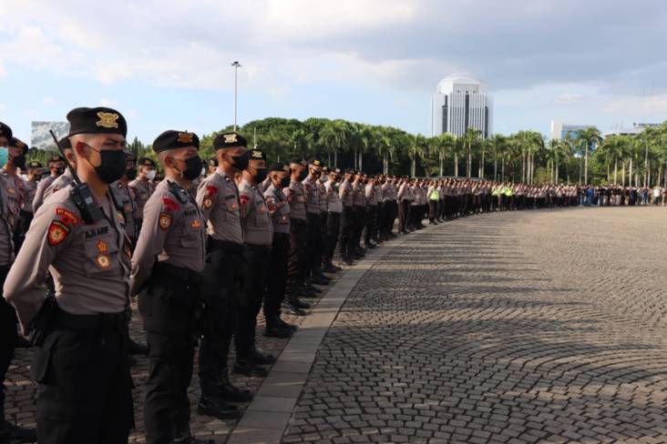4.218 Personel Polri/TNI Diterjunkan Antisipasi Keramaian Reuni 212 di Monas
