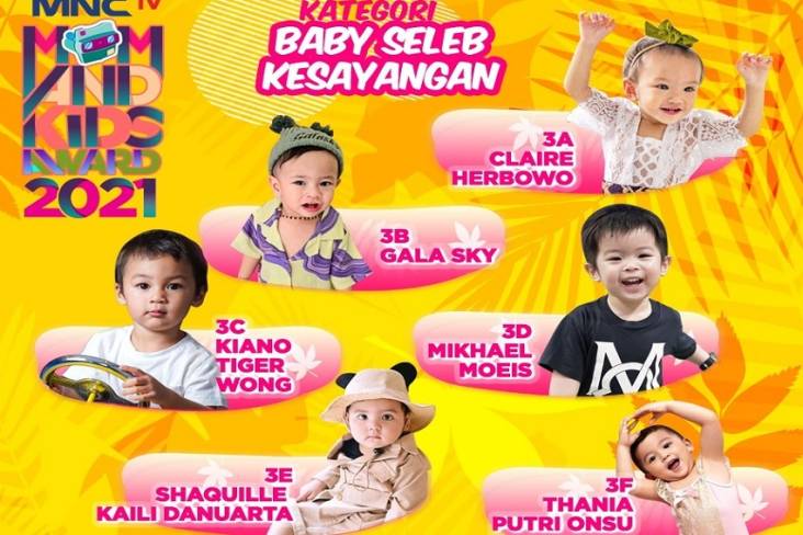 6 Baby Seleb Calon Bintang Nominator ‘Kategori Baby Seleb Kesayangan’ Di Mom And Kids Award 2021