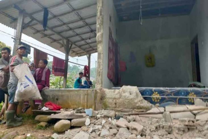 Efek Gempa Banten, 2 Rumah Warga di Bogor Rusak