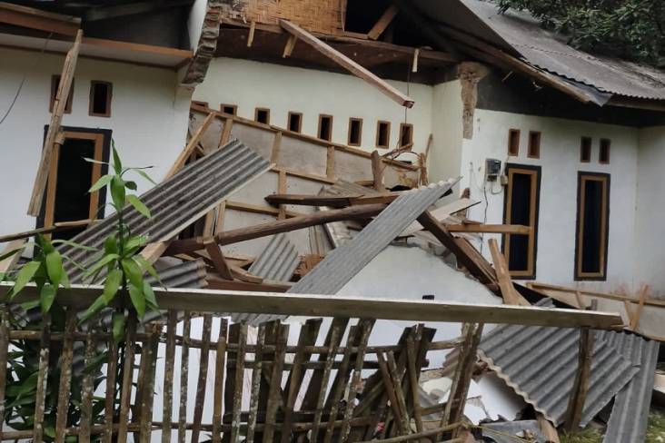 Gempa Banten Rusak 94 Rumah di Lebak dan Pandeglang