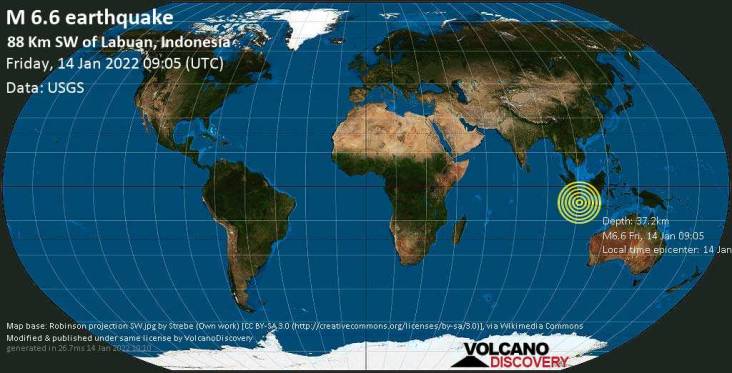 Gempa Terkini Banten Hebohkan Media Asing, USGS Sebut Kekuatannya 6,6 SR